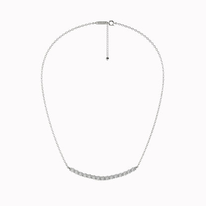 Gioia - Curved Tennis Necklace