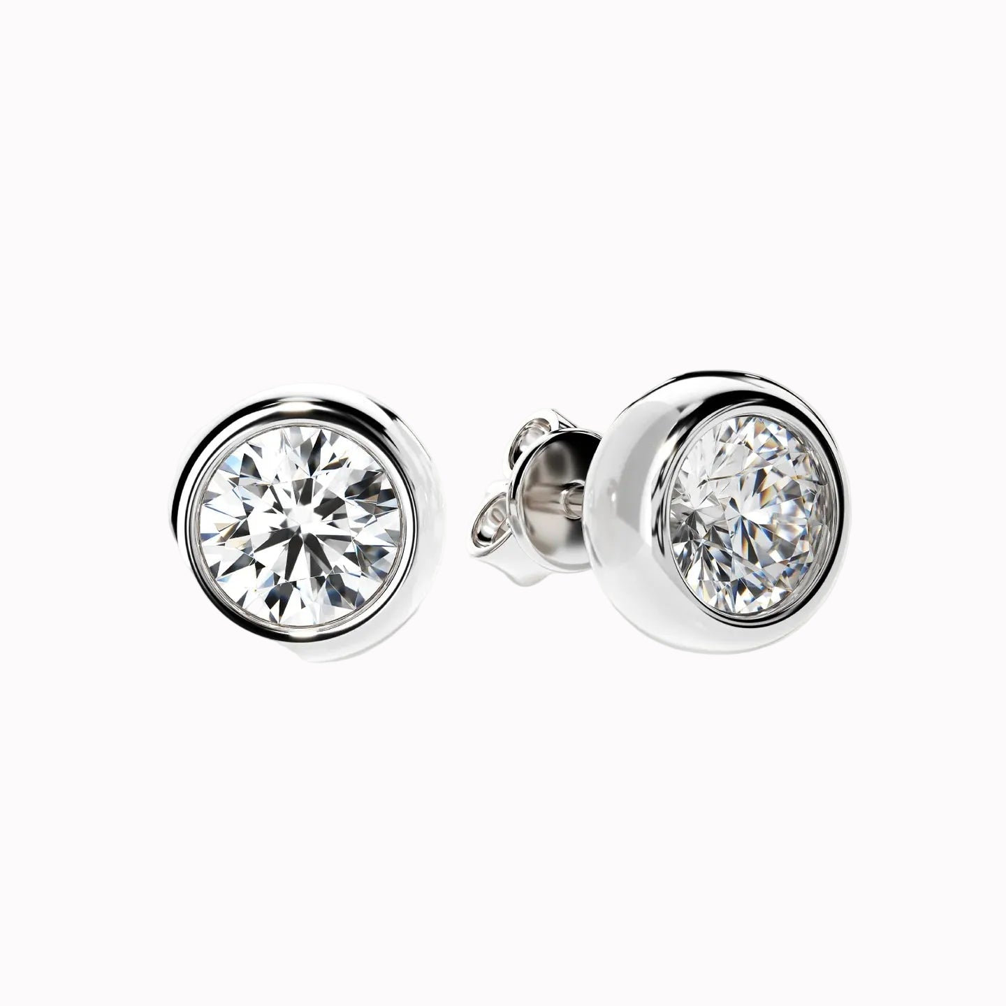 Elena -  Round Cut Earrings