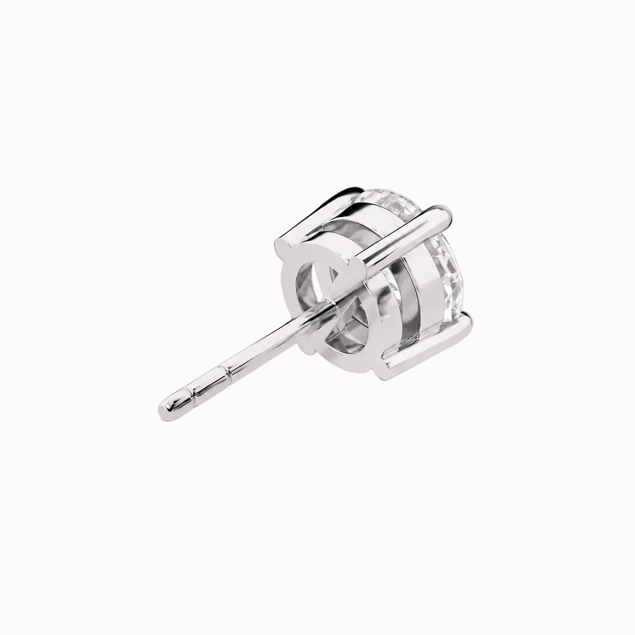 Aurelia - Round Cut Stud Earrings