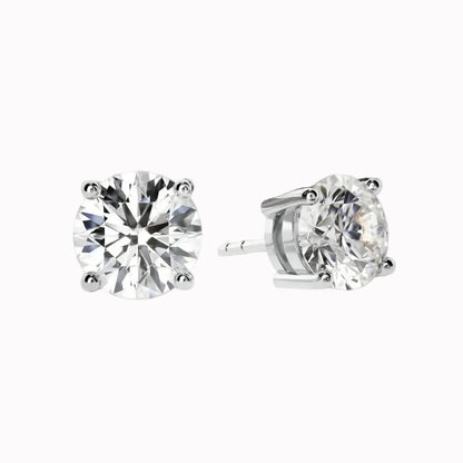 Aurelia - Round Cut Stud Earrings